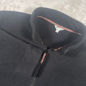 Orvis Full Zip Fleece Jacket Black Mens XL Deep Pile Heavyweight